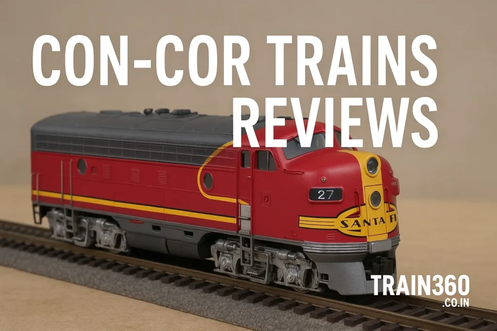 Con-Cor model train on HO scale track – detailed review by Train360