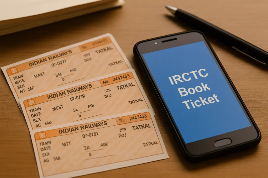 Tatkal Ticket Booking Rules